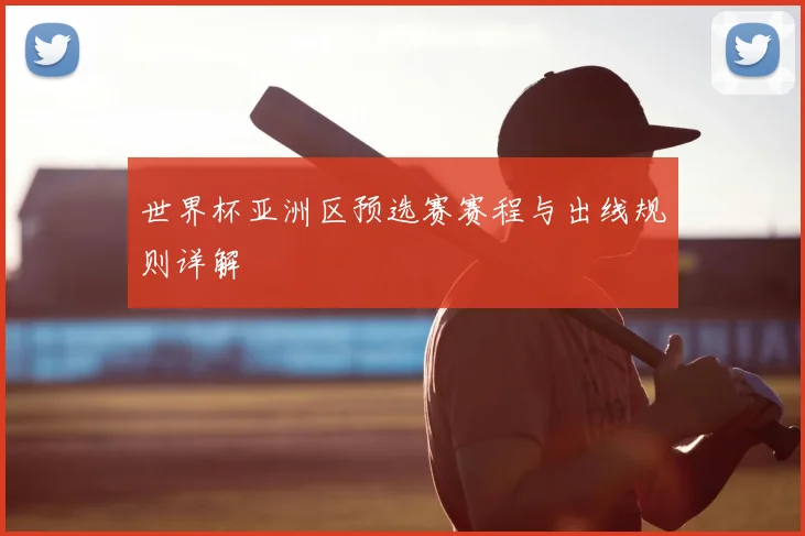 世界杯亚洲区预选赛赛程与出线规则详解